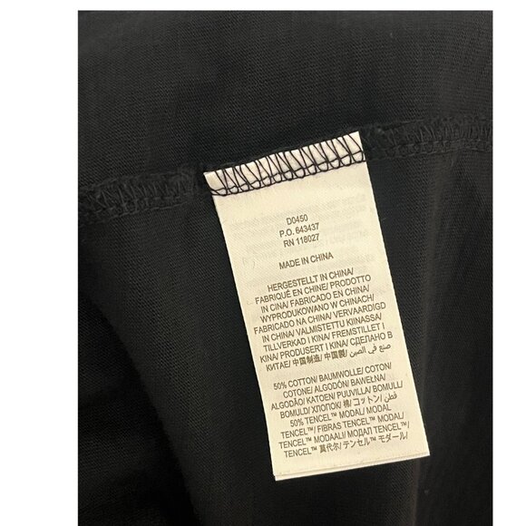 Boden black tiered peplum Jersey shirt dress size 12 - Picture 8 of 10